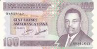 Africa BURUNDI P.44b - 100 Francs UNC -
