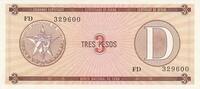North America CUBA PFX.33 - 3 Pesos ND UNC -