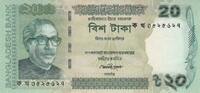 Asia BANGLADESH P.55b - 20 taka UNC -