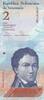 South America VENEZUELA P.88d - 2 bolivares UNC -