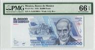 MEXICO P.91a - 20000 Pesos PMG 66 EPQ -