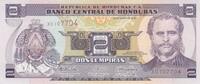North America HONDURAS P.80 - 2 Lempiras UNC -