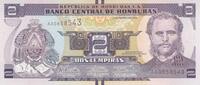 North America HONDURAS P.97a - 2 Lempiras UNC -