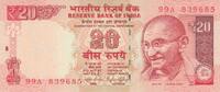 Asia INDIA P.103d - 20 Rupees UNC -