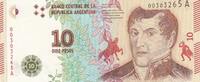 South America ARGENTINA P.360 - 10 Pesos UNC -