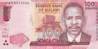 Africa MALAWI P.65a - 100 Kwacha UNC -