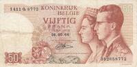 Europe BELGIUM P.139 - 50 Francs 1966 VF -