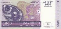 Africa MADAGASCAR P.89c - 1000 Ariary 2004/15 UNC -