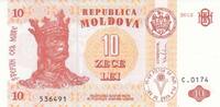Europe MOLDOVA P.10 - 10 lei UNC -