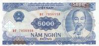 Asia VIETNAM P.108 - 5000 Dong UNC -
