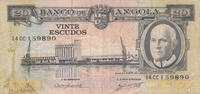 Africa ANGOLA P.92 - 20 Escudos 1962 VF Stained -