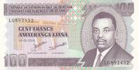 Africa BURUNDI P.44a - 100 Francs UNC -