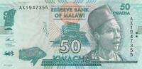 Africa MALAWI P.64b - 50 Kwacha UNC -