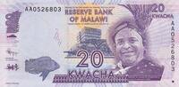 Africa MALAWI P.57a - 20 Kwacha UNC -