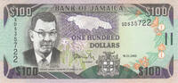 North America JAMAICA P.80b - 100 Dollars UNC -