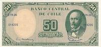 South America CHILE P.126b - 50 Pesos UNC -