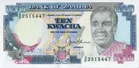Africa ZAMBIA P.31b - 10 Kwacha ND 1989-91 UNC -