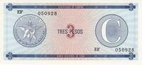 North America CUBA PFX.20 - 3 Pesos ND UNC -
