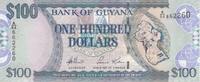 South America GUYANA P.36a - 100 Dollars UNC -