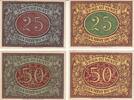 Europe GERMANY M.1193.1-2 - 25, 25, 50 50 Pfennig Schneverdingen UNC -