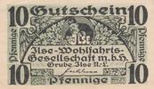 Europe BRANDENBURG M.487.1-3/5 - 10 Pfennig Grube Ilse XF -