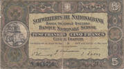Europe SWITZERLAND P.11i - 5 Franken Fine -