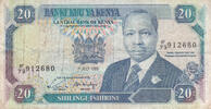 Africa KENYA P.25b - 20 Shillings Fine -