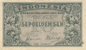 Asia INDONESIA P.31 - 10 Sen 1947 VF -