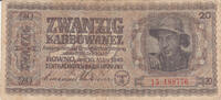 Europe UKRAINE P.53 - 20 Karbowanez 1942 Fine -