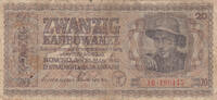 Europe UKRAINE P.53 - 20 Karbowanez 1942 Fine -
