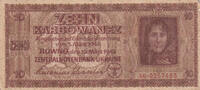Europe UKRAINE P.52 - 10 Karbowanez 1942 VG -