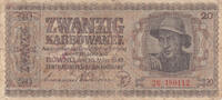Europe UKRAINE P.53 - 20 Karbowanez 1942 Fine -