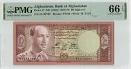 AFGHANISTAN P.37 - 10 Afghanis 1961 PMG 66 EPQ -