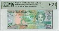 CAYMAN ISLANDS P.39a - 5 Dollars PMG 67 EPQ -