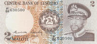 Africa LESOTHO P.4b - 2 Maloti UNC -
