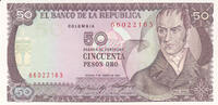 South America COLOMBIA P.425a - 50 Pesos Oro UNC -