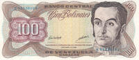 South America VENEZUELA P.66g - 100 Bolivares UNC -