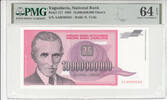 YUGOSLAVIA P.127 - 10.000.000.000 Dinara 1993 PMG 64 EPQ -