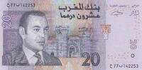 Africa MOROCCO P.68 - 20 Dirhams 2005 UNC -