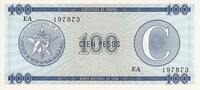 North America CUBA PFX.25 - 100 Pesos ND 1985 UNC -