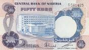 Africa NIGERIA P.14f - 50 Kobo 1973-75 UNC -