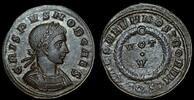 Crispus. Caesar, AD 316-326. Æ Follis 19mm, 2.69 g. Aquileia -