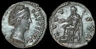 Diva Faustina Senior. Died AD 140/1. AR Denarius 18mm, 2.89 g. Rome -