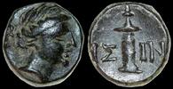 Pisidia, Isinda. Circa 1st century BC. Æ 14mm, 3.95 g. Artemis -