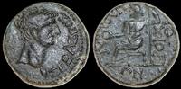 Phrygia, Philomelium. Claudius. AD 41-54. Æ 19.5mm, 6.09 g. Brocchos, magistrate. -