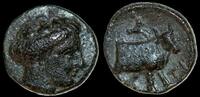 Euboia, Histiaia. 4th-3rd centuries BC. Æ 13mm, 2.10 g. Bull -