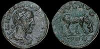 Troas, Alexandria. Valerian I. AD 253-260. Æ 21mm, 4.02 g. Horse -