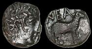 Troas, Neandria. 4th century BC. AR Obol 9mm, 0.49 g. Apollo -