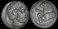 Caria, Uncertain. Circa 380-340 BC. AR Diobol 10mm, 1.20 g. Bull -