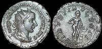 Gordian III. AD 238-244. AR Antoninianus 23mm, 4.13 g. Rome Hercules -